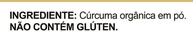 Açafrão orgânico em pó (cúrcuma) Leve Croc 60g - imagem 3