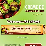 Creme Castanha da Índia: Kit 6 Unidades 60g - imagem 2