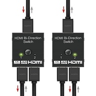 Chaveador HDMI 2.0 2x1 / 1x2 4K 60Hz: Conecte e Controle Seus Dispositivos com Facilidade! - imagem 4