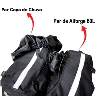 Alforge para Moto 60L: Conforto e Segurança em Viagens com Capa de Chuva Grátis! - imagem 3