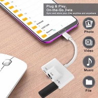 Adaptador USB-C para Ethernet + Leitor de Cartão 60W - imagem 3