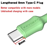 Cabo USB-C 60W KEYSION: Carregamento Turbo e Dados! - imagem 2