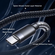 Cabo USB-C 60W: Carregamento Rápido iPhone & Samsung - imagem 2