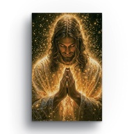 Quadro Tela Canvas Jesus Cristo Luz Religioso 60x40cm - Decore com Fé e Estilo - imagem 1