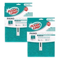 Kit com 2 Panos de Chão Microfibra 60x80cm com Furo para Rodo - Limpeza Eficiente e Prática - imagem 2