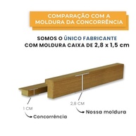 Kit 2 Quadros Decorativos com Textura Dourada e Abstrata - 60x90cm - Tabaco - imagem 5