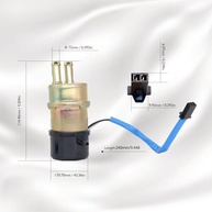 Bomba de Combustível Elétrica 12V 16710-MBA-612 para Honda Shadow ACE 750, CBR600 e 600F - Potência e Confiabilidade - imagem 5