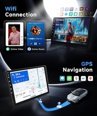 Central Multimídia Android 8 Núcleos 6+128GB para Nissan Rogue/Qashqai (2006-2016) com CarPlay Sem Fio e Android Auto - imagem 4