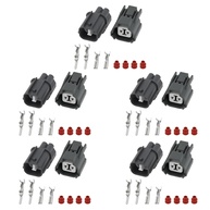 5 Conjuntos Conector Sensor Buzina Automotiva 2 Pinos 6189-0129/6181-0070 - Compatibilidade Universal - imagem 1