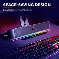 Soundbar Gamer Trust GXT 619 Thor RGB: Imersão Sonora e Visual para seu PC - imagem 4