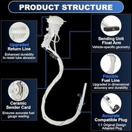 Bomba de Combustível Módulo Completo para Chrysler 300, Dodge Challenger, Charger e Magnum (3.5L a 6.1L) - imagem 4