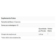 Vinagre de Maçã 625mg Swanson 180 Capsulas Importado - imagem 3
