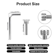 Kit 12 Parafusos Tampão Central Aço Inox + Chave Allen para Fuel Wheels 1001-63-B - imagem 3
