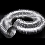 Duto Semiflexível em Alumínio 63mm 3m - Resistente e Versátil para Ventilação - imagem 3