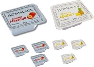 Kit 64 Blister Sache Manteiga President Geleia Homemade Cream Cheese Danubio Mel - imagem 1