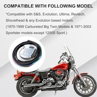 Módulo de Ignição Eletrônica Programável Vanlison 53-644 para Harley Evolution e Sportster Carb (1970-1999) - imagem 3