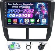 Central Multimídia Android 10" para Subaru Forester 2008-2012: 4GB RAM + 64GB ROM - imagem 2