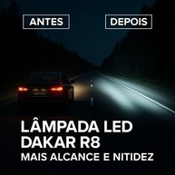 Kit Farol Ultra Led Slim H4 Iron Dakar 30000lm 6500K: Iluminação Brilhante e Duradoura - imagem 4