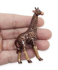 Estatueta de Girafa em Cerâmica - 6,5cm - Decoração Fofa e Artística para Casa - imagem 5