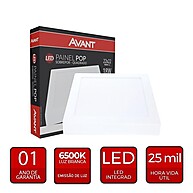 Kit 5 Plafons LED Avant 22cm 1260 Lumens 6,5K - imagem 2