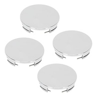 Kit 4 Calotas Centro de Roda 65mm Universal Anti-Queda - Design Eletroplado Premium - imagem 4