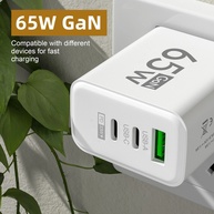 Carregador 65W GaN: Turbo para Seus Dispositivos! - imagem 3