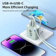 Carregador GaN 65W: Turbo para Seu Celular! - imagem 2