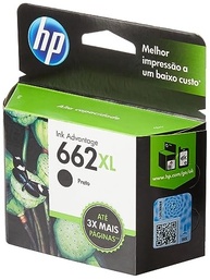 Cartucho Hp 662xl preto Original (cz105ab) Para Hp Deskjet 2516, 3516, 3546, 2546, 1516, 4646, 2646 - imagem 2