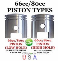 Kit Pistão 47mm CDHPOWER para Motores a Gás 66cc/80cc - Potencialize Sua Bicicleta! - imagem 3