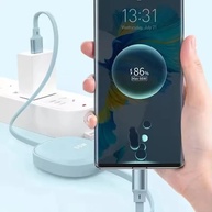 Cabo USB-C Retrátil 3 em 1: Carga Rápida 66W e Praticidade - imagem 3