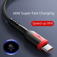 Cabo USB-C 66W: Carregamento Turbo para iPhone e Mais! - imagem 2