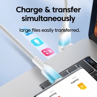 Cabo USB-C 66W 6A: Carregamento Turbo! - imagem 2