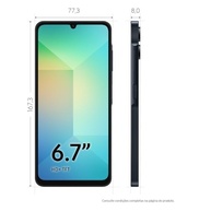 Smartphone Samsung Galaxy A06 128GB Azul Escuro: Tela 6.7", Câmera 50MP e Bateria 5000mAh - imagem 4