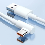Cabo USB-C 67W/120W: Carregamento Rápido e Curvado! - imagem 2