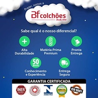 Colchão D20 Mini Cama Montessoriano Infantil 68x148x12cm - Espuma Selada Antialérgica e Confortável - imagem 5