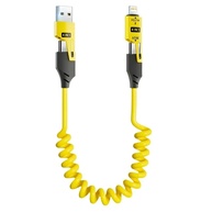 Cabo USB-C 6A Retrátil: Carregue Rápido! - imagem 2