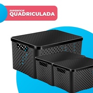 Organize Já! Kit 3 Caixas Organizadoras 12L e 6L - imagem 2