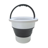 Balde Retrátil de Silicone Dobrável 6L com Alça Reforçada - Ideal para Viagens, Camping e Limpeza - imagem 2