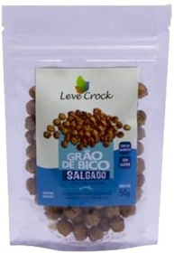 Kit 6X: Grão de Bico Salgado Sem Glúten Leve Crock 50g - imagem 1