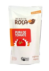 Kit 6X: Purê de Tomate Orgânico Bendita Roça 200g - imagem 1