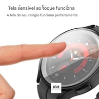 Case Bumper Premium com Película para Samsung Watch 7 40mm - Proteção Total e Estilo (Preto) - imagem 4