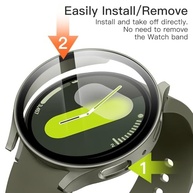 JETech Capa com Protetor de Tela para Galaxy Watch 7 44mm (Verde) - Proteção Total e Alta Sensibilidade - imagem 5
