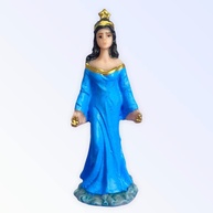 Iemanjá Azul - Escultura em Resina 7 cm para Decoração e Espiritualidade - imagem 1