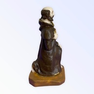 Imagem de São Peregrino em Resina 7 cm - Escultura Católica Detalhada e Resistente - imagem 2