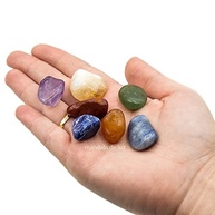 Combo Estátua de Ganesha + Castiçal Flor de Lótus + 7 Pedras dos Chakras - Equilíbrio Energético e Harmonia - imagem 4