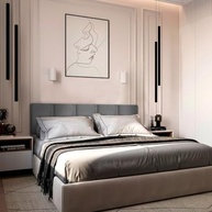 Kit Cabeceiras Estofada Modular Cinza para Cama King - 7 Módulos com Fita Adesiva - imagem 3