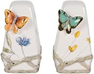 Conjunto Fitz e Floyd Butterfly Fields Salt and Pepper, 7 cm, multicolorido - imagem 1