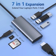 Adaptador USB-C 7 em 1: Conecte Tudo! - imagem 2