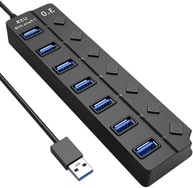 7-usb-hub-30-e-para-led-portas-velocidade-botoes-a-com-individuais-premium-5gbps-maxima-a