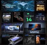 Hotwav Hyper 7 Pro: O Robusto 5G que Você Precisa! - imagem 2
